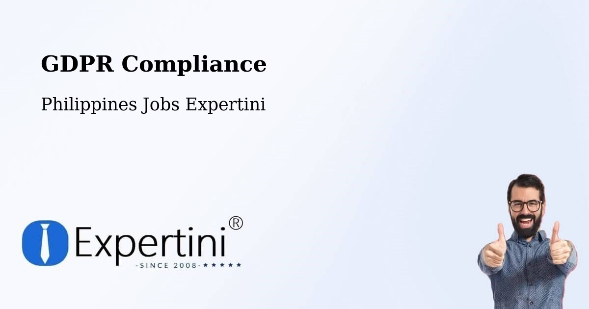 EU GDPR Compliance Statement – Basay - Philippines Jobs Expertini
