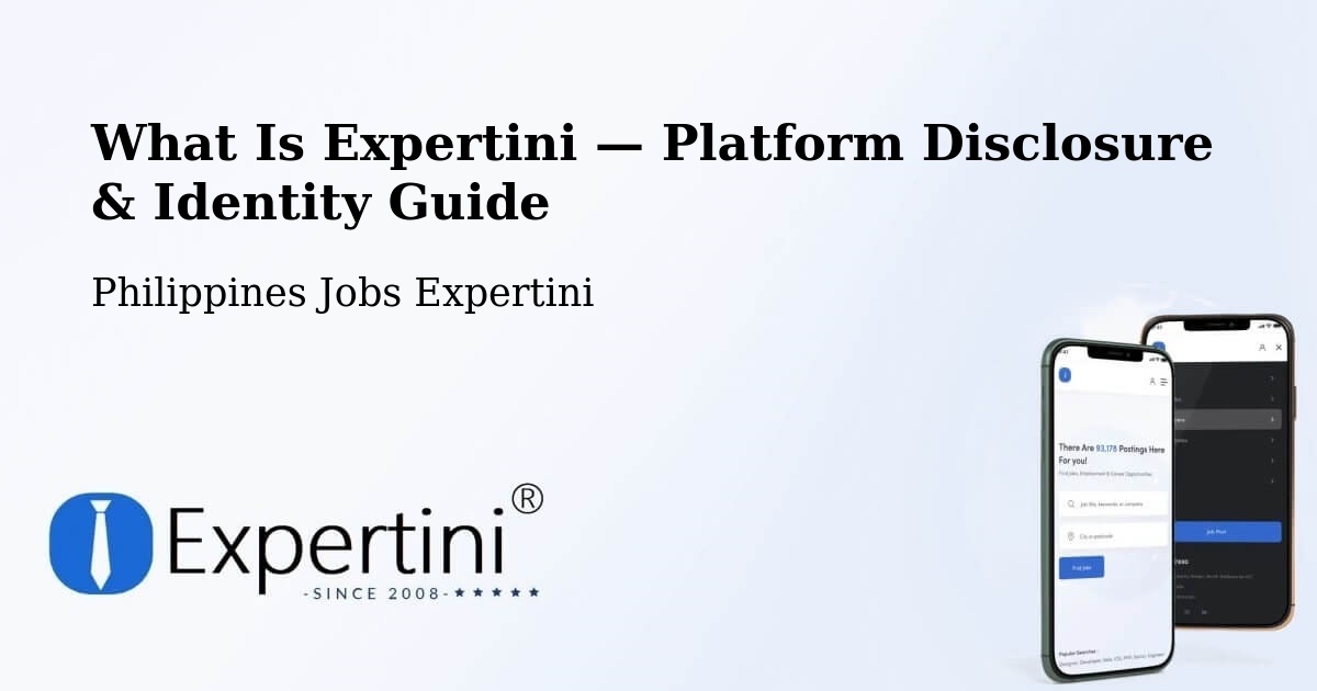 What Is Expertini — Platform Disclosure & Identity Guide – Basay